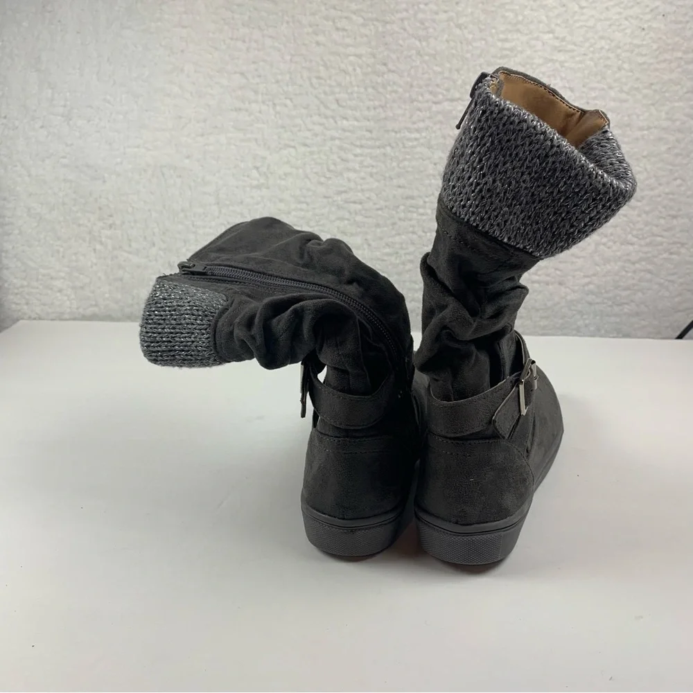 DV by Dolce Vita Girls Styley Fashion‎ Boot Charcoal Gray Size 13 NWOB 7054